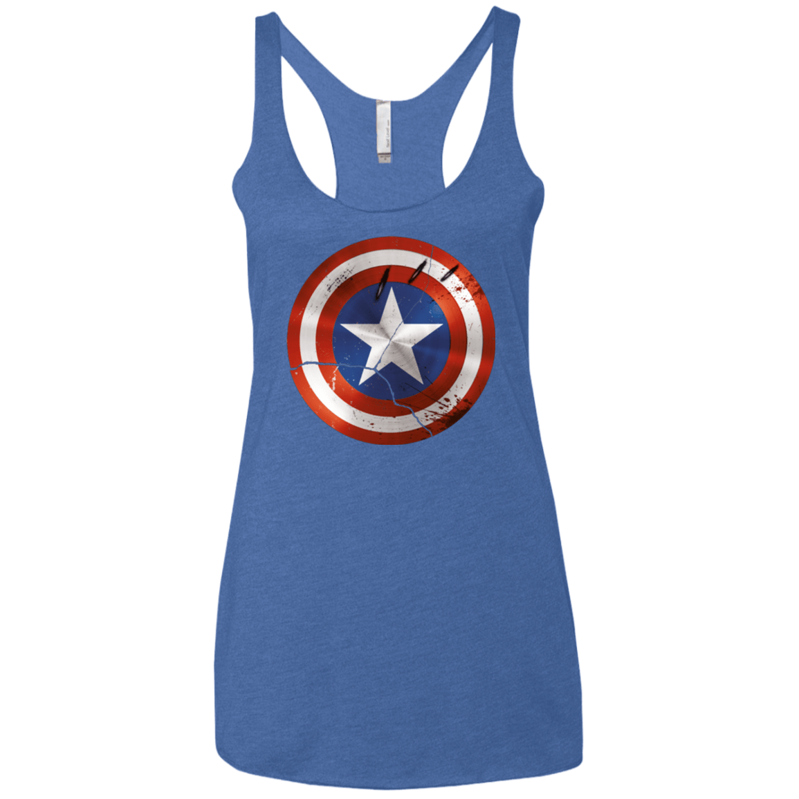 T-Shirts Vintage Royal / X-Small Civil War Women's Triblend Racerback Tank