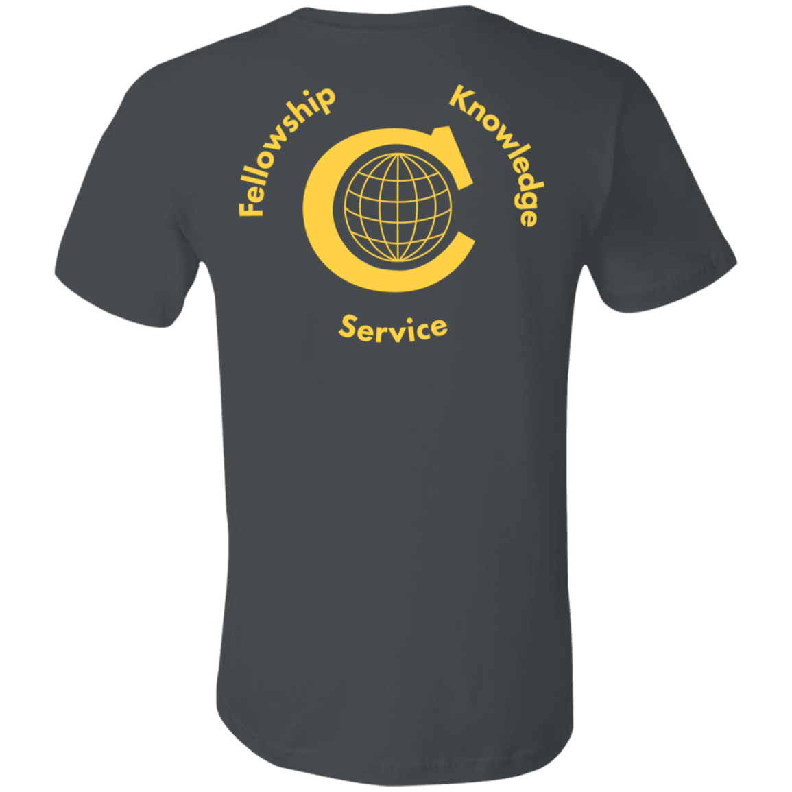 T-Shirts Civitan Front-Rear Printed BellaCanvas T-Shirt