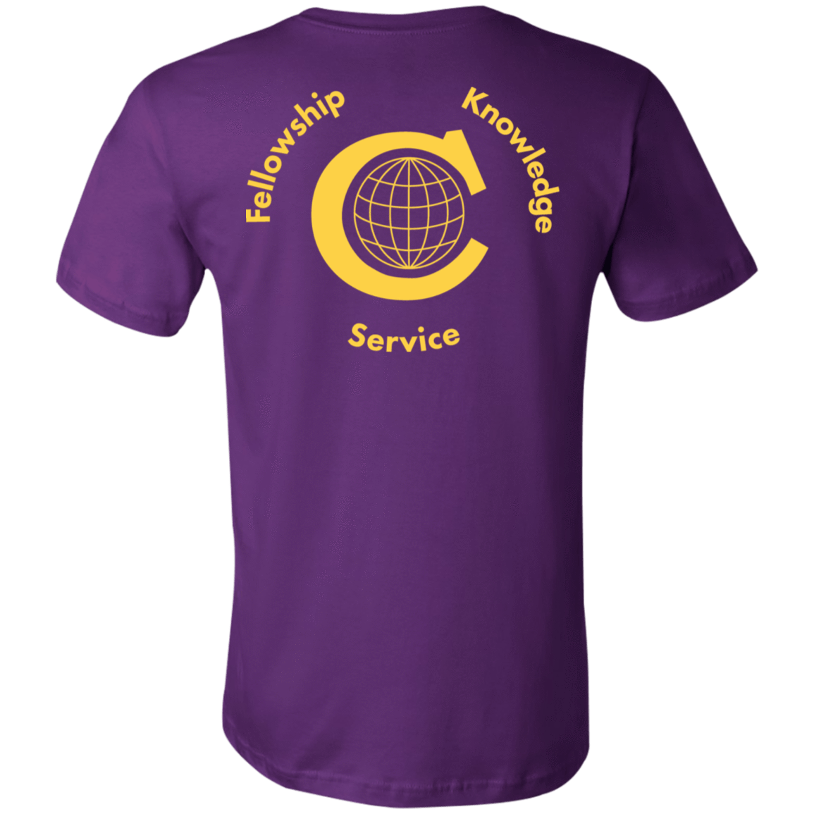 T-Shirts Civitan Front-Rear Printed BellaCanvas T-Shirt