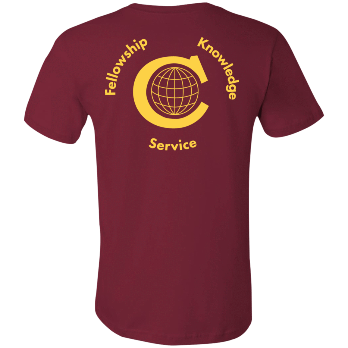 T-Shirts Civitan Front-Rear Printed BellaCanvas T-Shirt