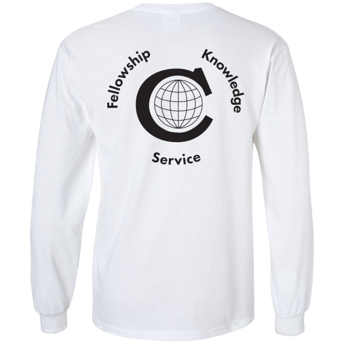 T-Shirts Civitan Front-Rear Printed BW Gildan LS T-Shirt