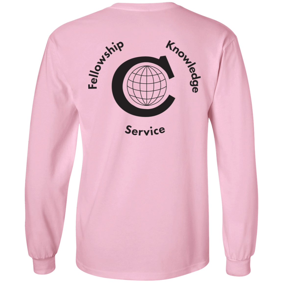 T-Shirts Civitan Front-Rear Printed BW Gildan LS T-Shirt