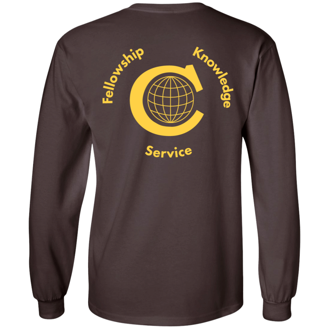 T-Shirts Civitan Front-Rear Printed Gildan LS T-Shirt