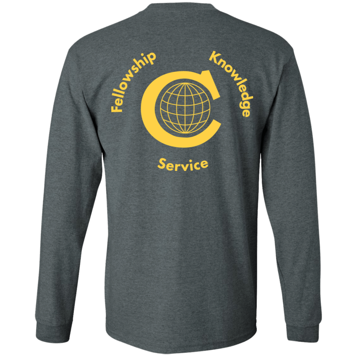 T-Shirts Civitan Front-Rear Printed Gildan LS T-Shirt