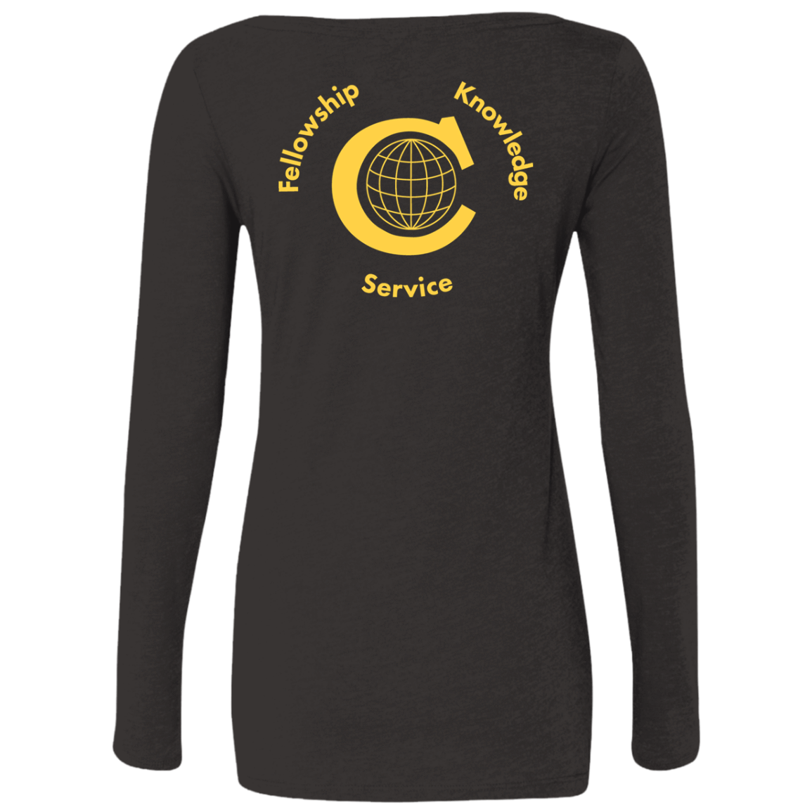 T-Shirts Civitan Front-Rear Printed Next Level Ladies Scoop