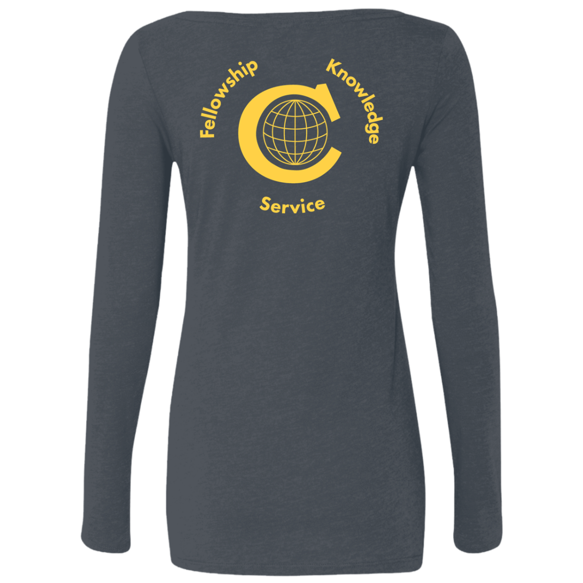 T-Shirts Civitan Front-Rear Printed Next Level Ladies Scoop