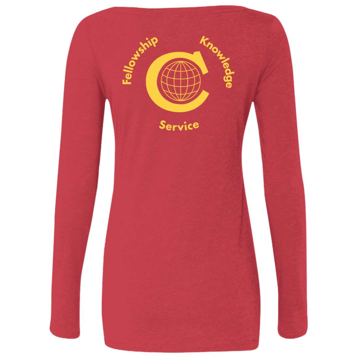 T-Shirts Civitan Front-Rear Printed Next Level Ladies Scoop