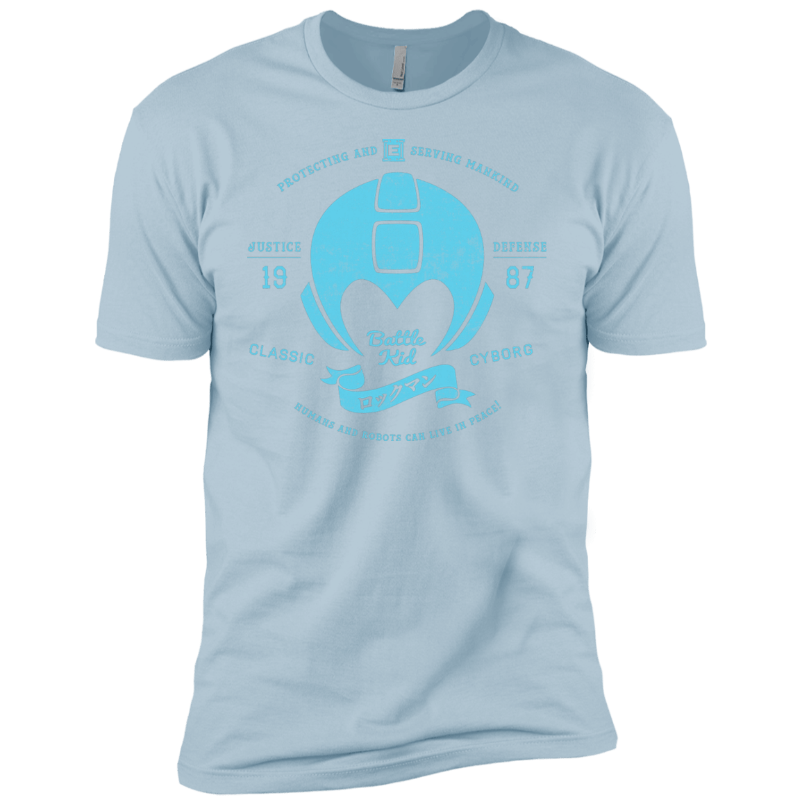 T-Shirts Light Blue / YXS Classic Cyborg 600 Boys Premium T-Shirt