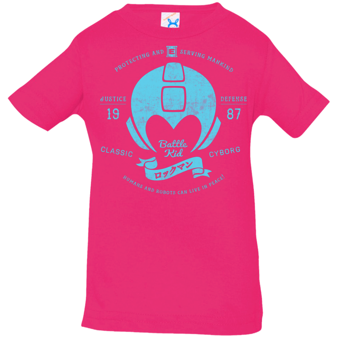 T-Shirts Hot Pink / 6 Months Classic Cyborg 600 Infant Premium T-Shirt