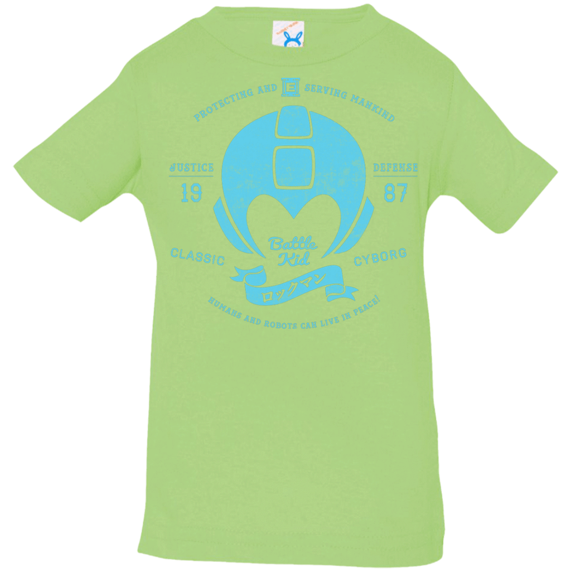 T-Shirts Key Lime / 6 Months Classic Cyborg 600 Infant Premium T-Shirt