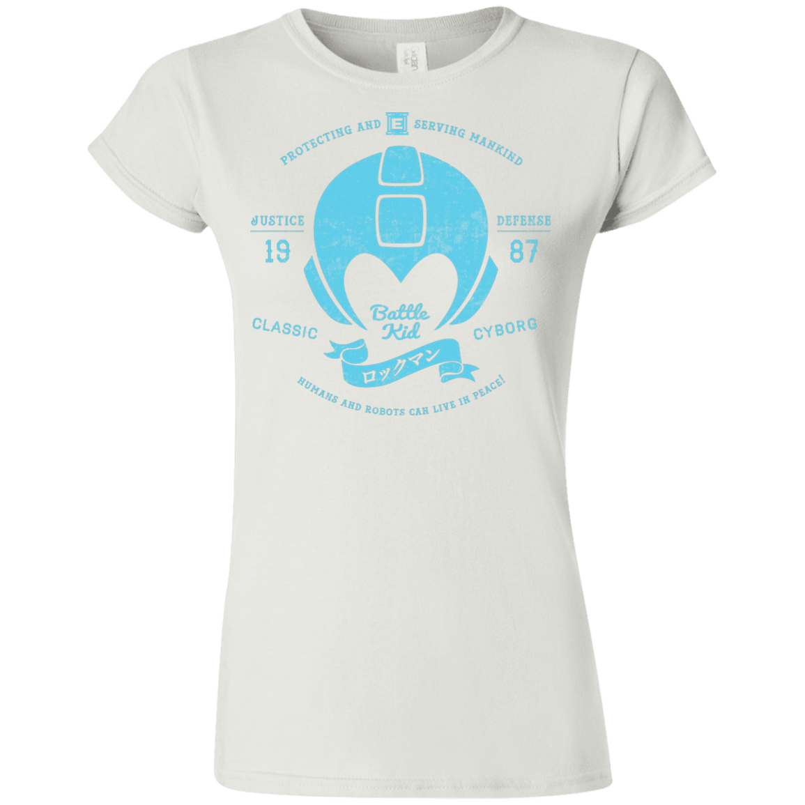 T-Shirts White / S Classic Cyborg 600 Junior Slimmer-Fit T-Shirt