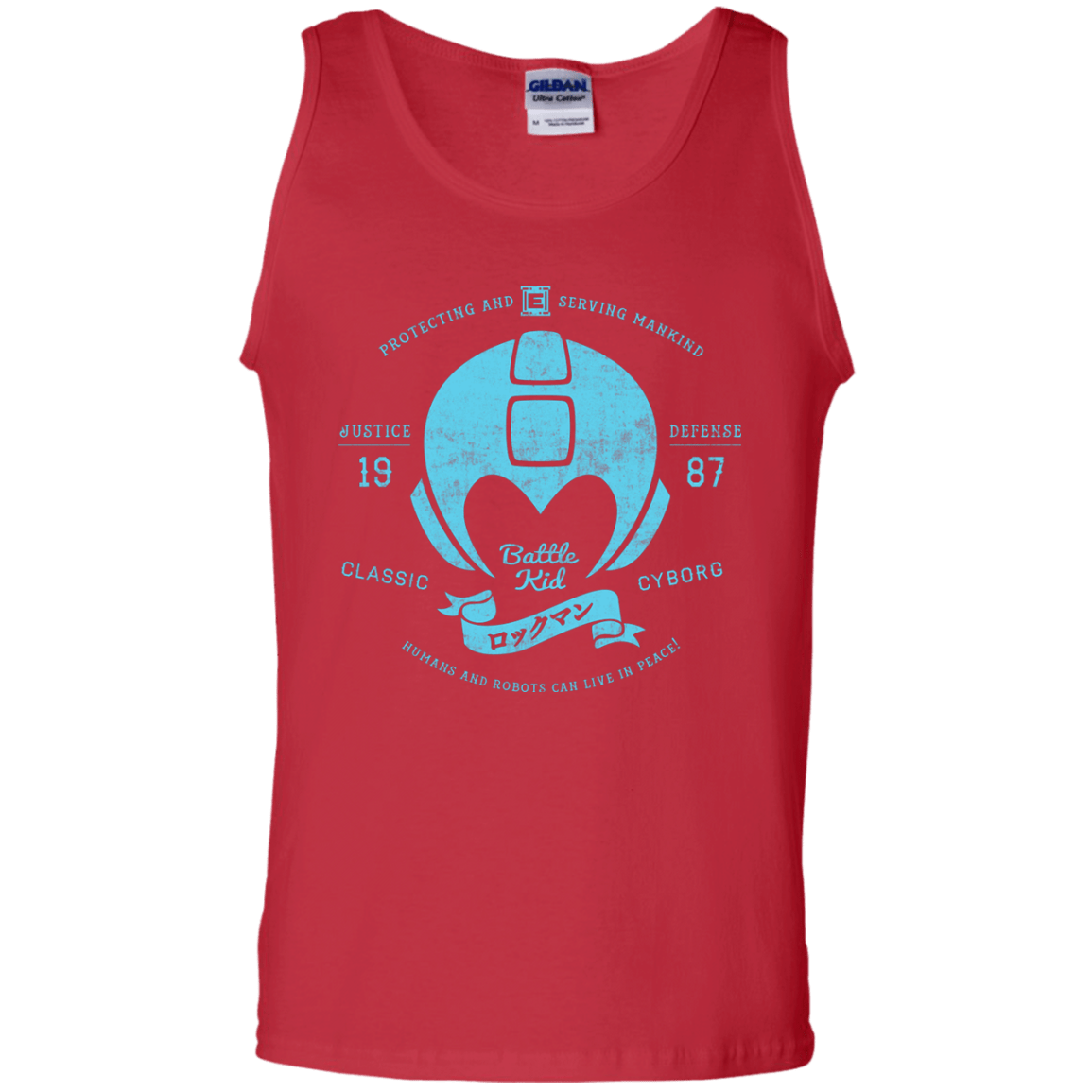 T-Shirts Red / S Classic Cyborg 600 Men's Tank Top