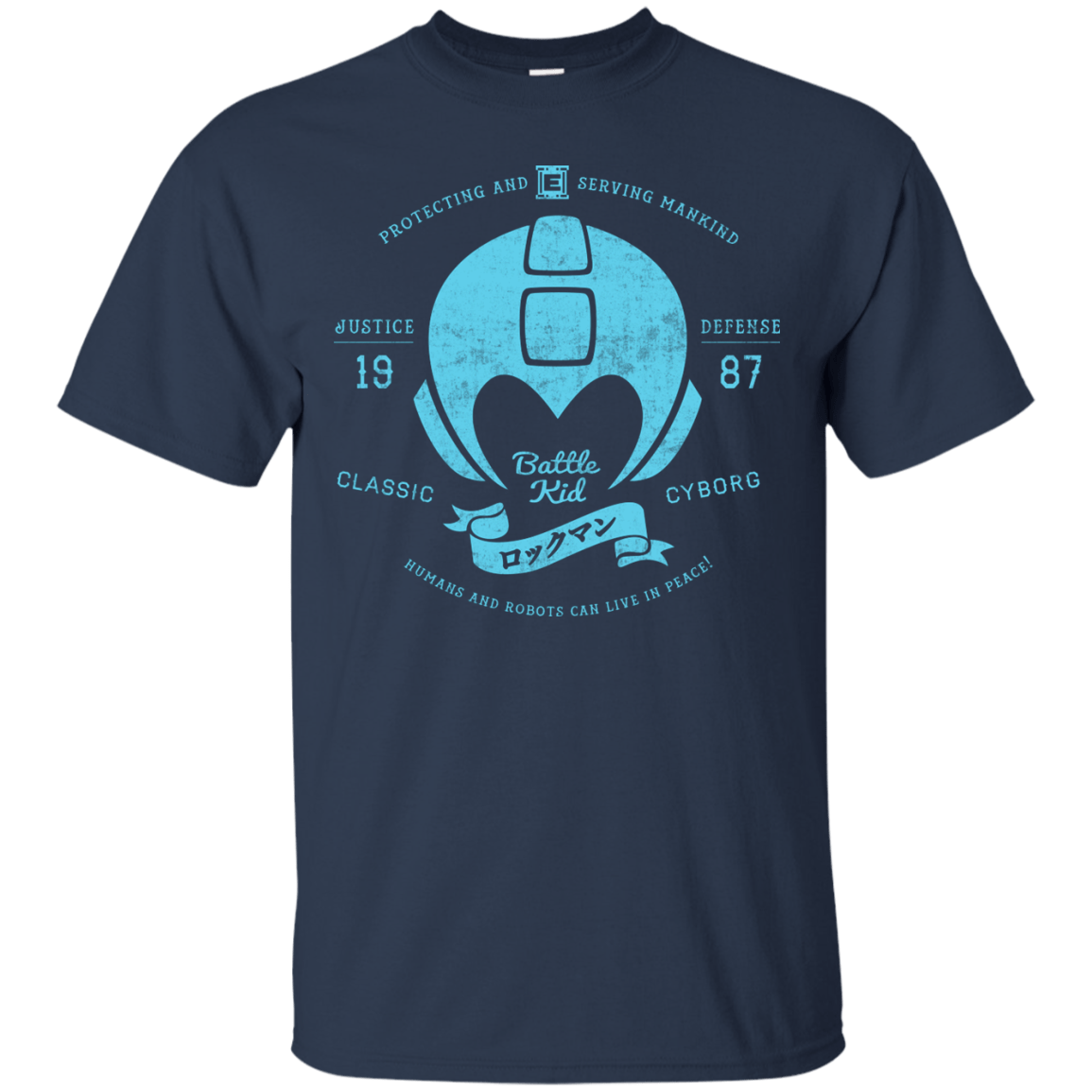 T-Shirts Navy / S Classic Cyborg 600 T-Shirt