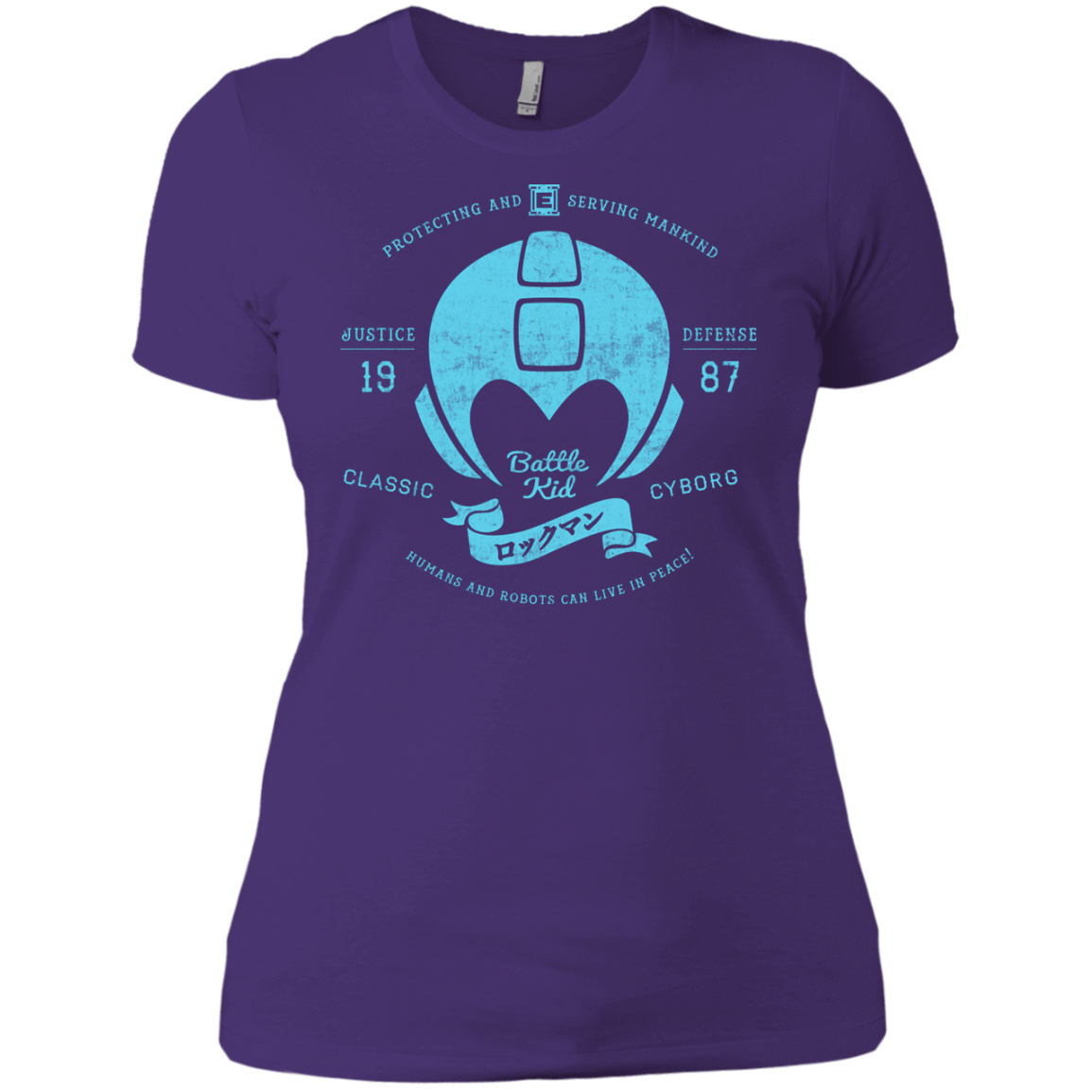 T-Shirts Purple Rush/ / X-Small Classic Cyborg 600 Women's Premium T-Shirt