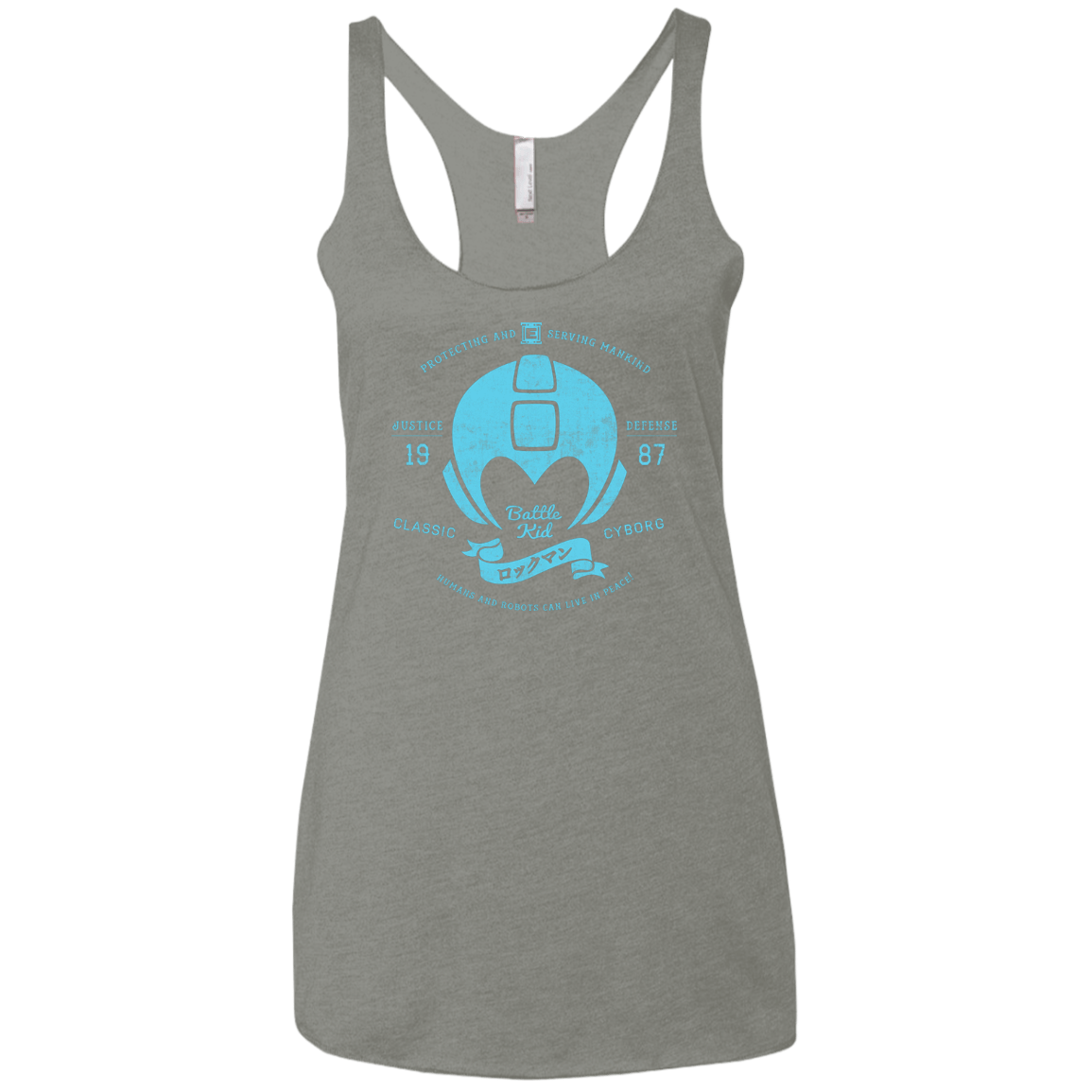 T-Shirts Venetian Grey / X-Small Classic Cyborg 600 Women's Triblend Racerback Tank