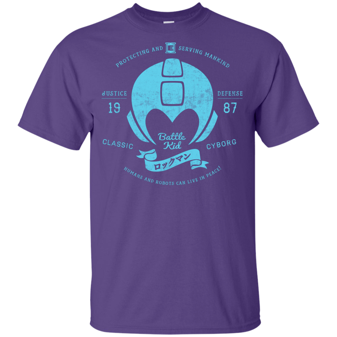 T-Shirts Purple / YXS Classic Cyborg 600 Youth T-Shirt