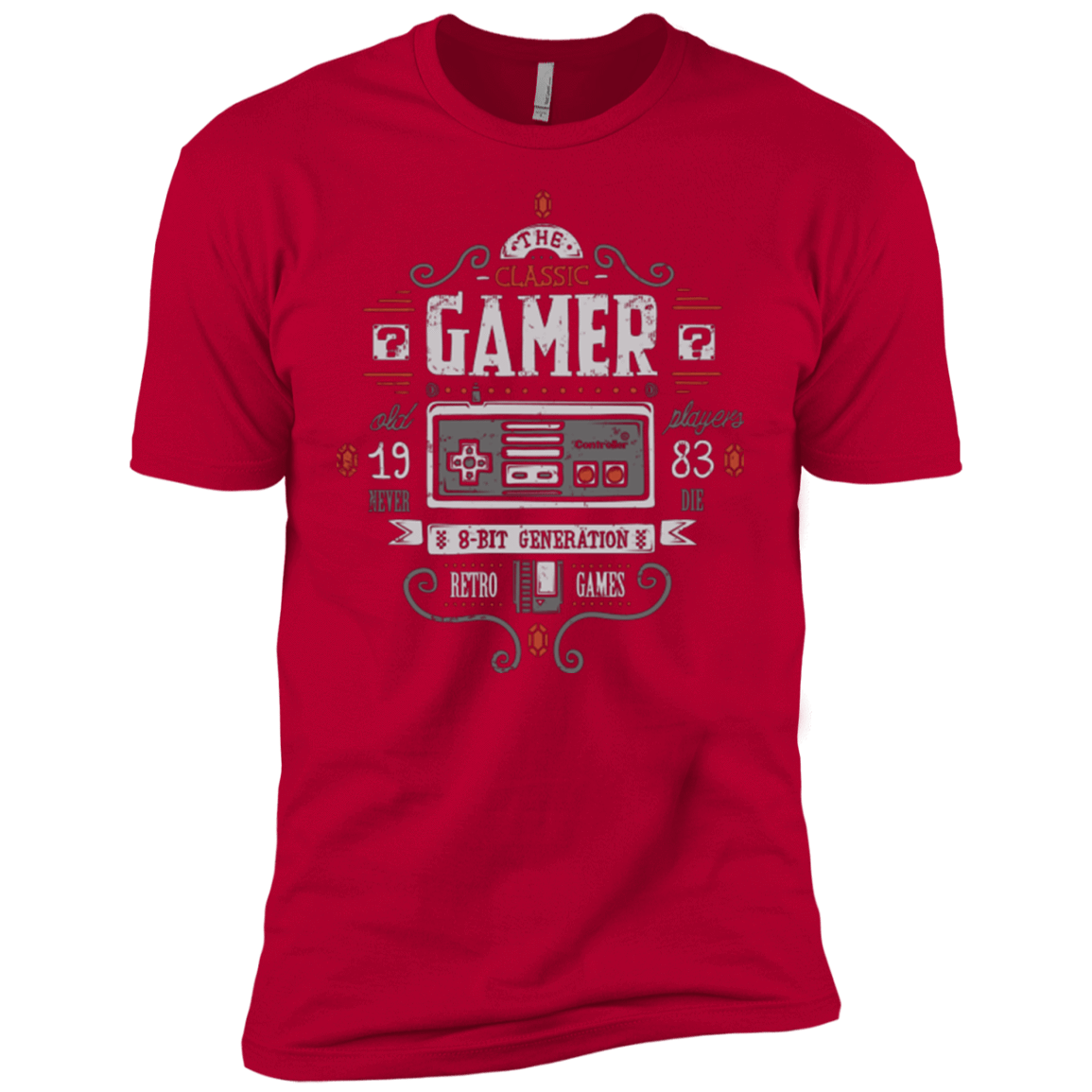 T-Shirts Red / YXS Classic Gamer Boys Premium T-Shirt
