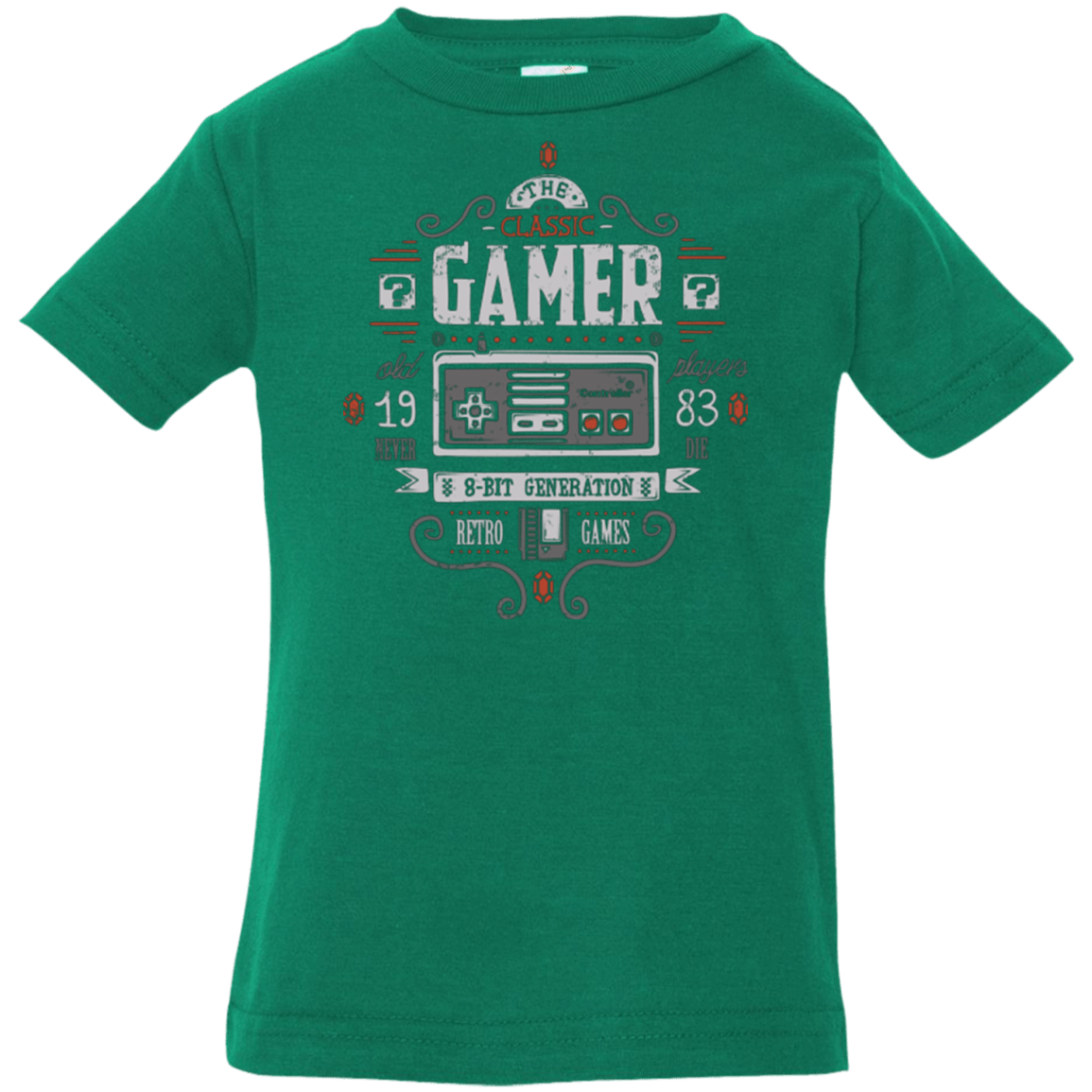 T-Shirts Kelly / 6 Months Classic Gamer Infant Premium T-Shirt