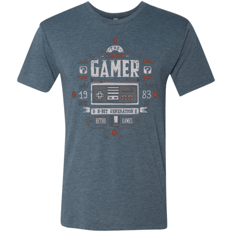 T-Shirts Indigo / Small Classic Gamer Men's Triblend T-Shirt