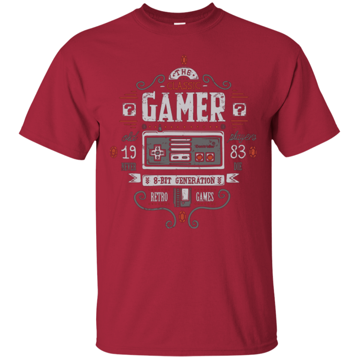 T-Shirts Cardinal / Small Classic Gamer T-Shirt