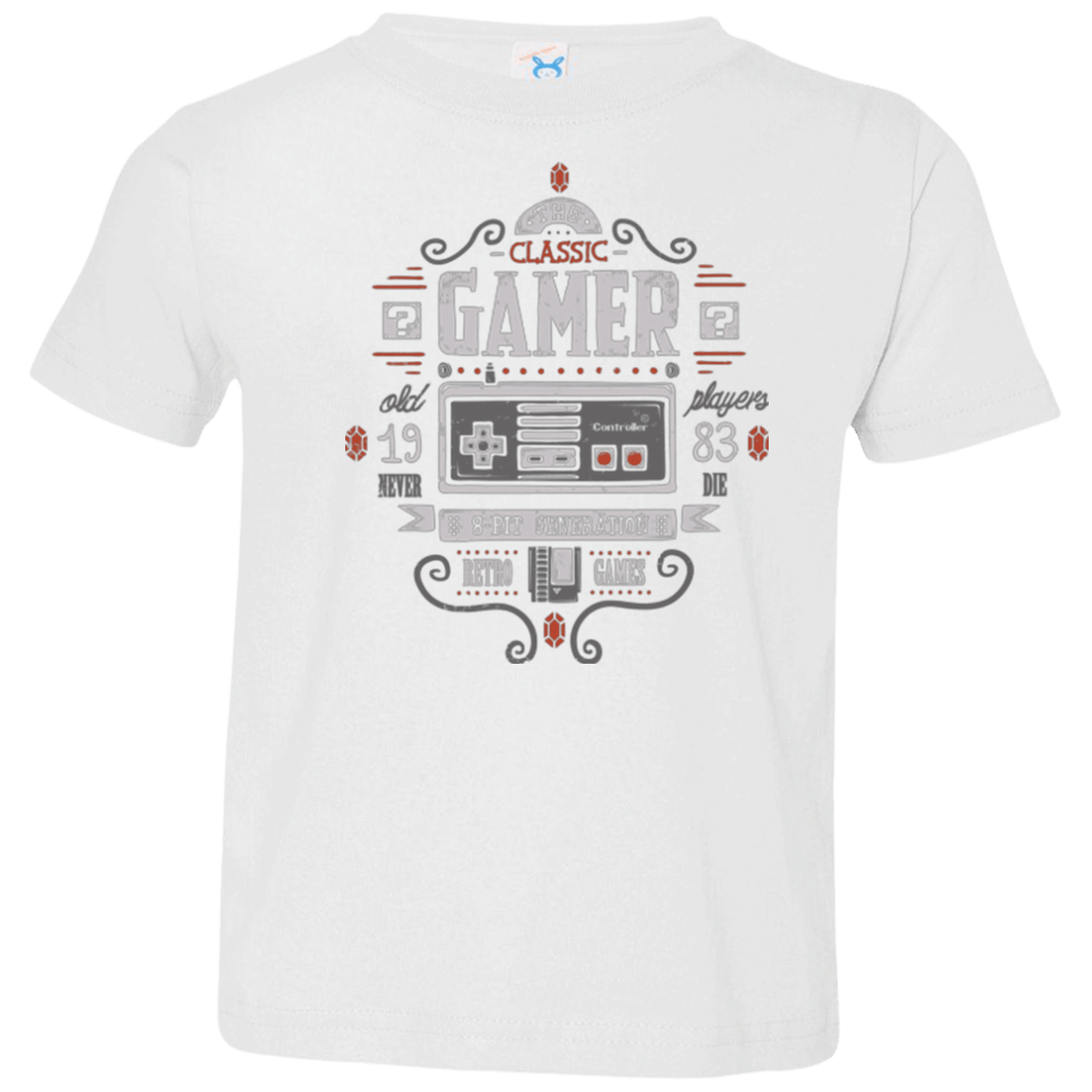 T-Shirts White / 2T Classic Gamer Toddler Premium T-Shirt