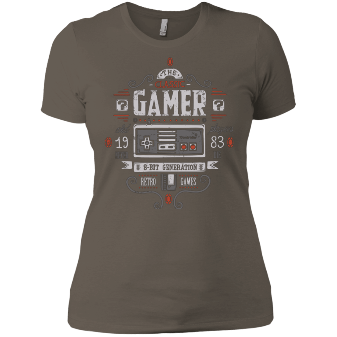 T-Shirts Warm Grey / X-Small Classic Gamer Women's Premium T-Shirt