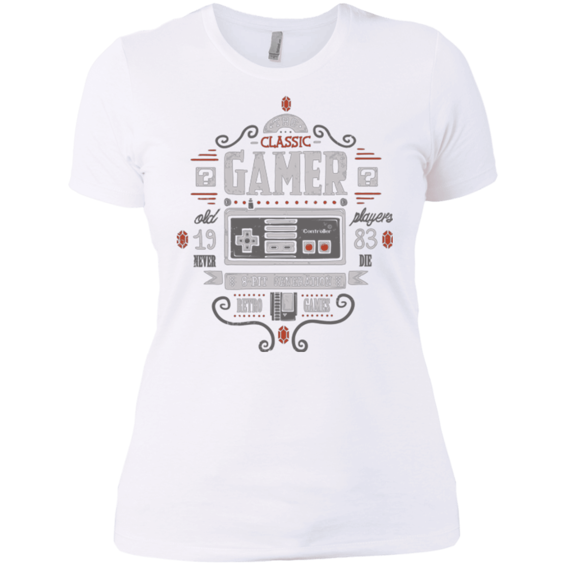 T-Shirts White / X-Small Classic Gamer Women's Premium T-Shirt