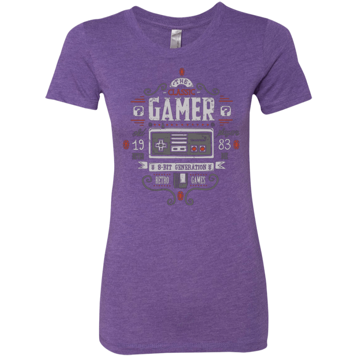 T-Shirts Purple Rush / Small Classic Gamer Women's Triblend T-Shirt