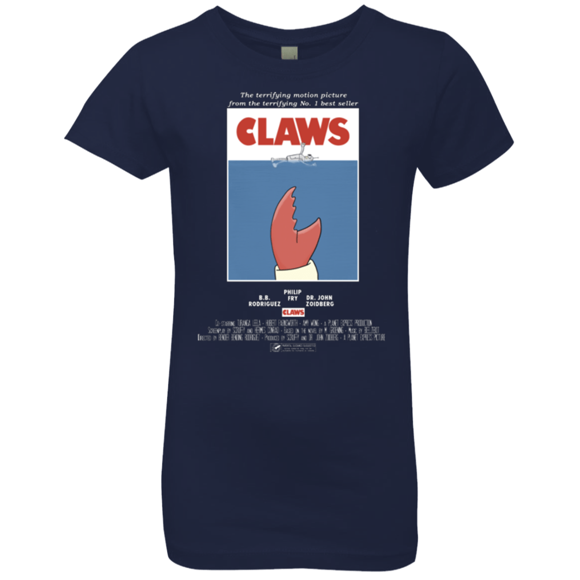 T-Shirts Midnight Navy / YXS Claws Movie Poster Girls Premium T-Shirt