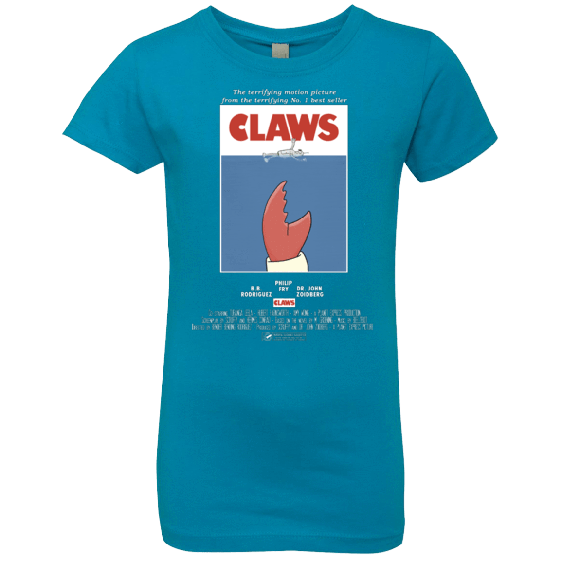 T-Shirts Turquoise / YXS Claws Movie Poster Girls Premium T-Shirt