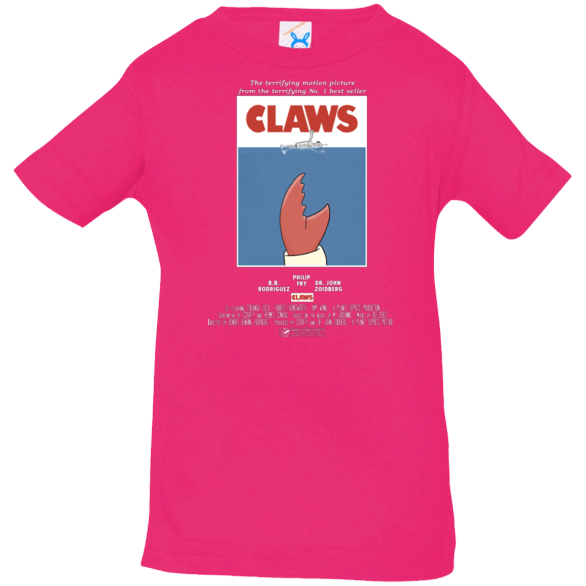 T-Shirts Hot Pink / 6 Months Claws Movie Poster Infant Premium T-Shirt