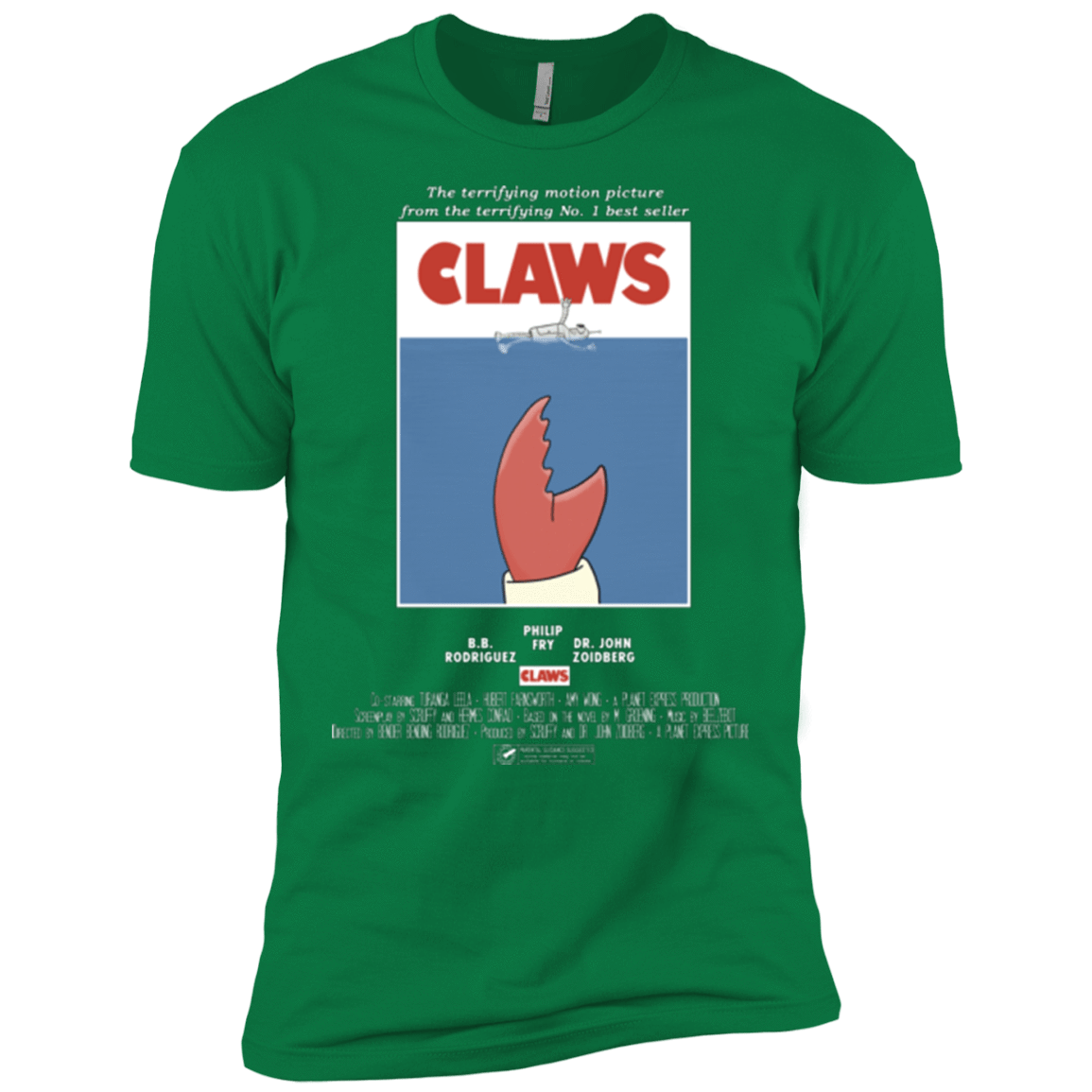 T-Shirts Kelly Green / X-Small Claws Movie Poster Men's Premium T-Shirt