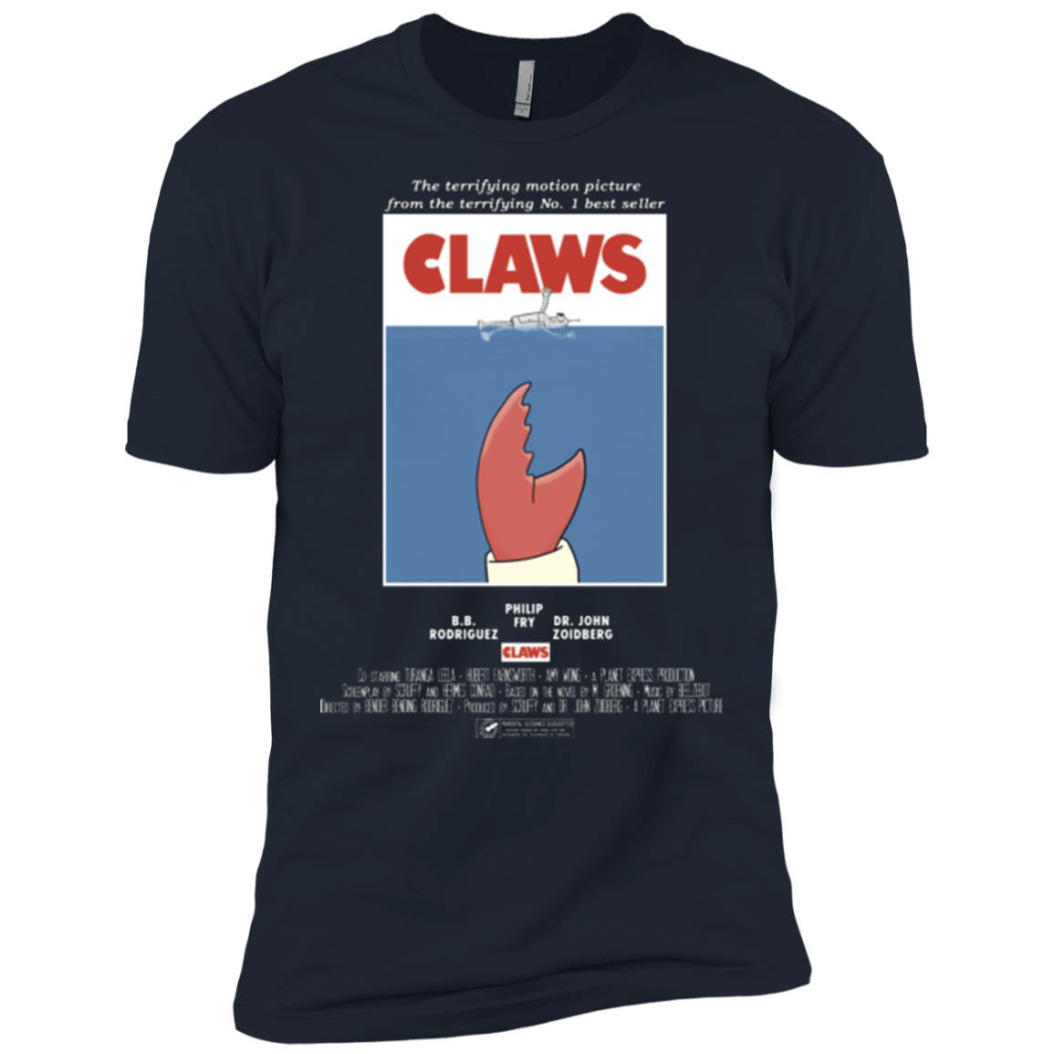 T-Shirts Midnight Navy / X-Small Claws Movie Poster Men's Premium T-Shirt
