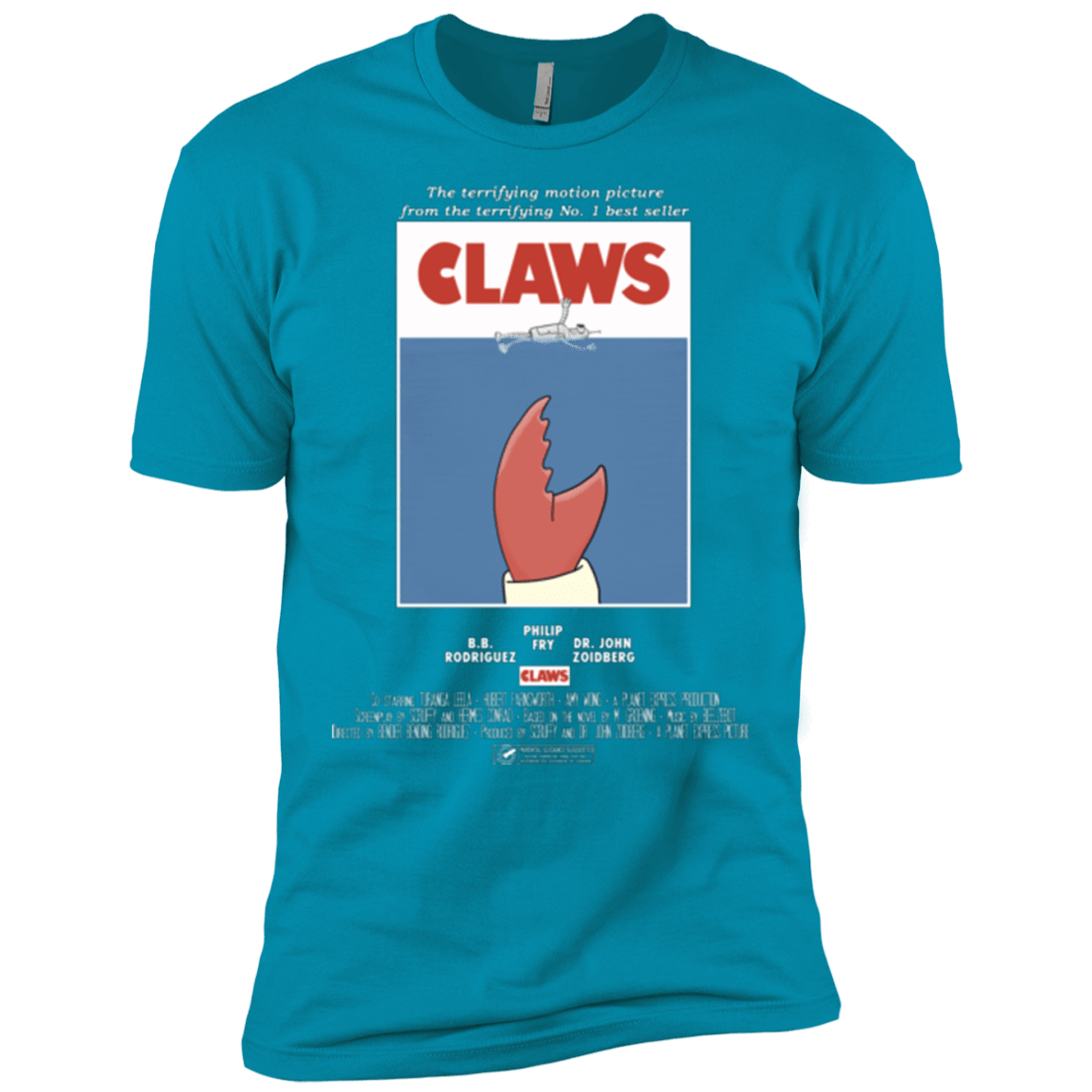 T-Shirts Turquoise / X-Small Claws Movie Poster Men's Premium T-Shirt