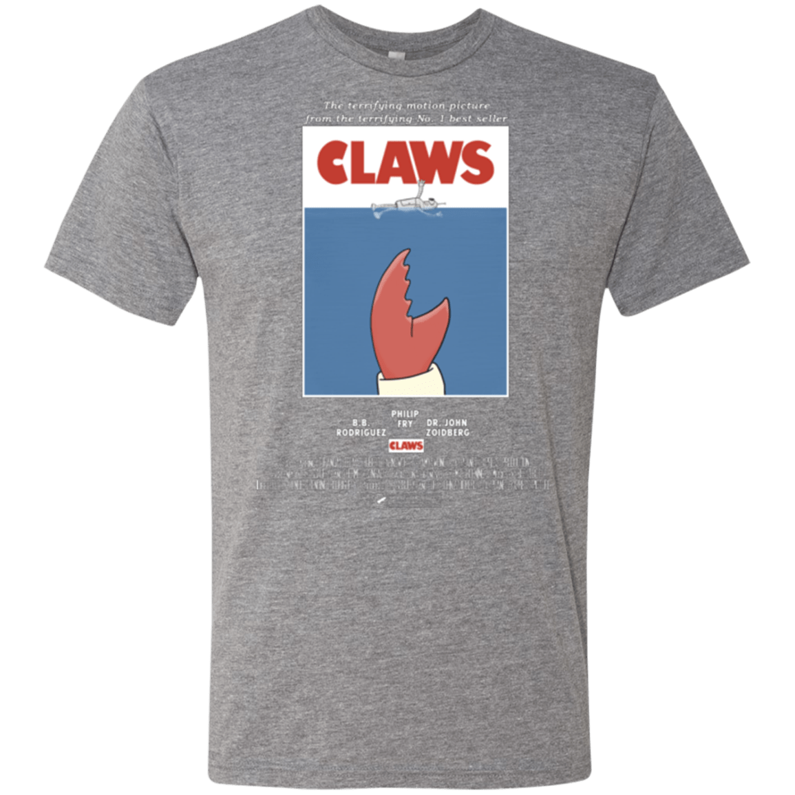 T-Shirts Premium Heather / Small Claws Movie Poster Men's Triblend T-Shirt