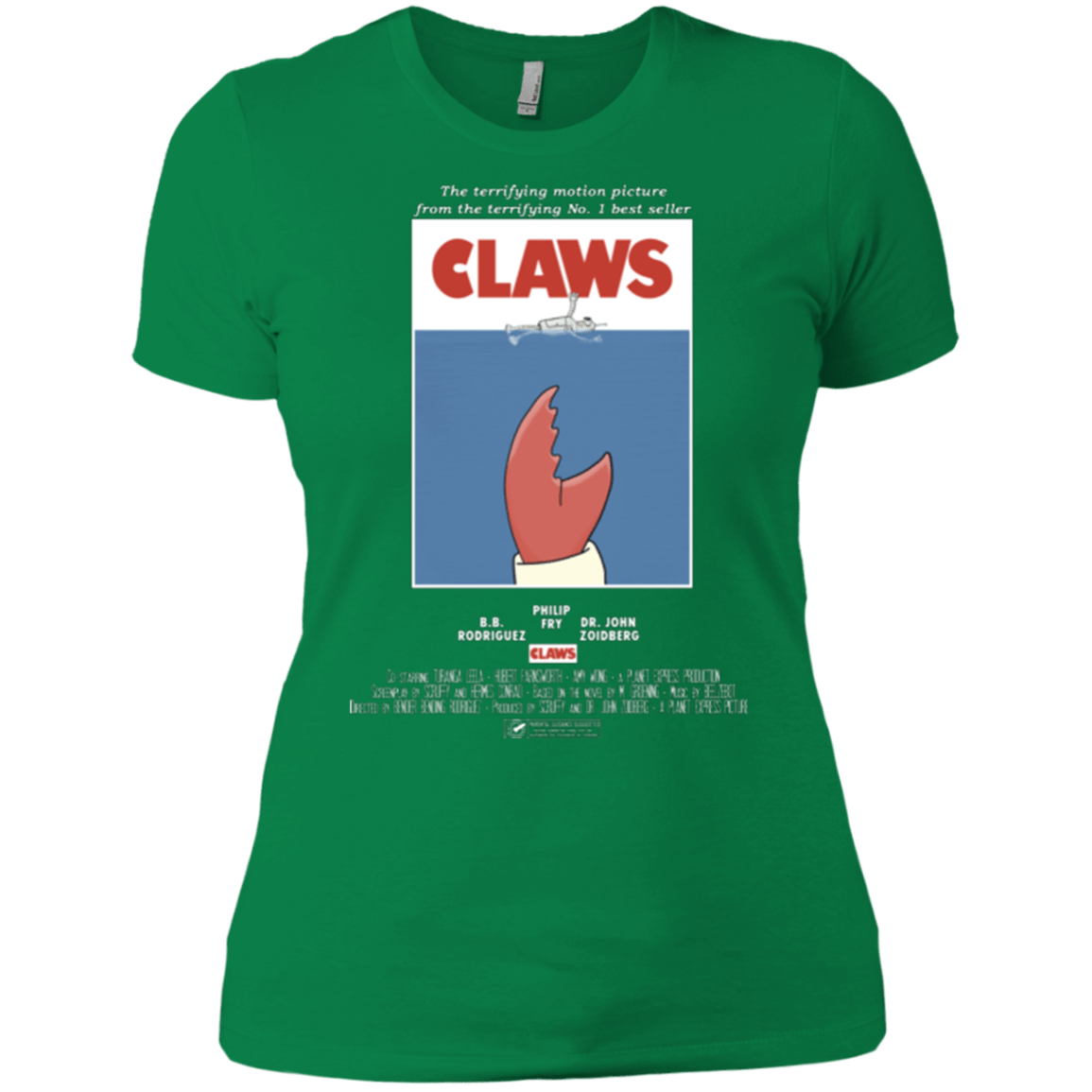 T-Shirts Kelly Green / X-Small Claws Movie Poster Women's Premium T-Shirt