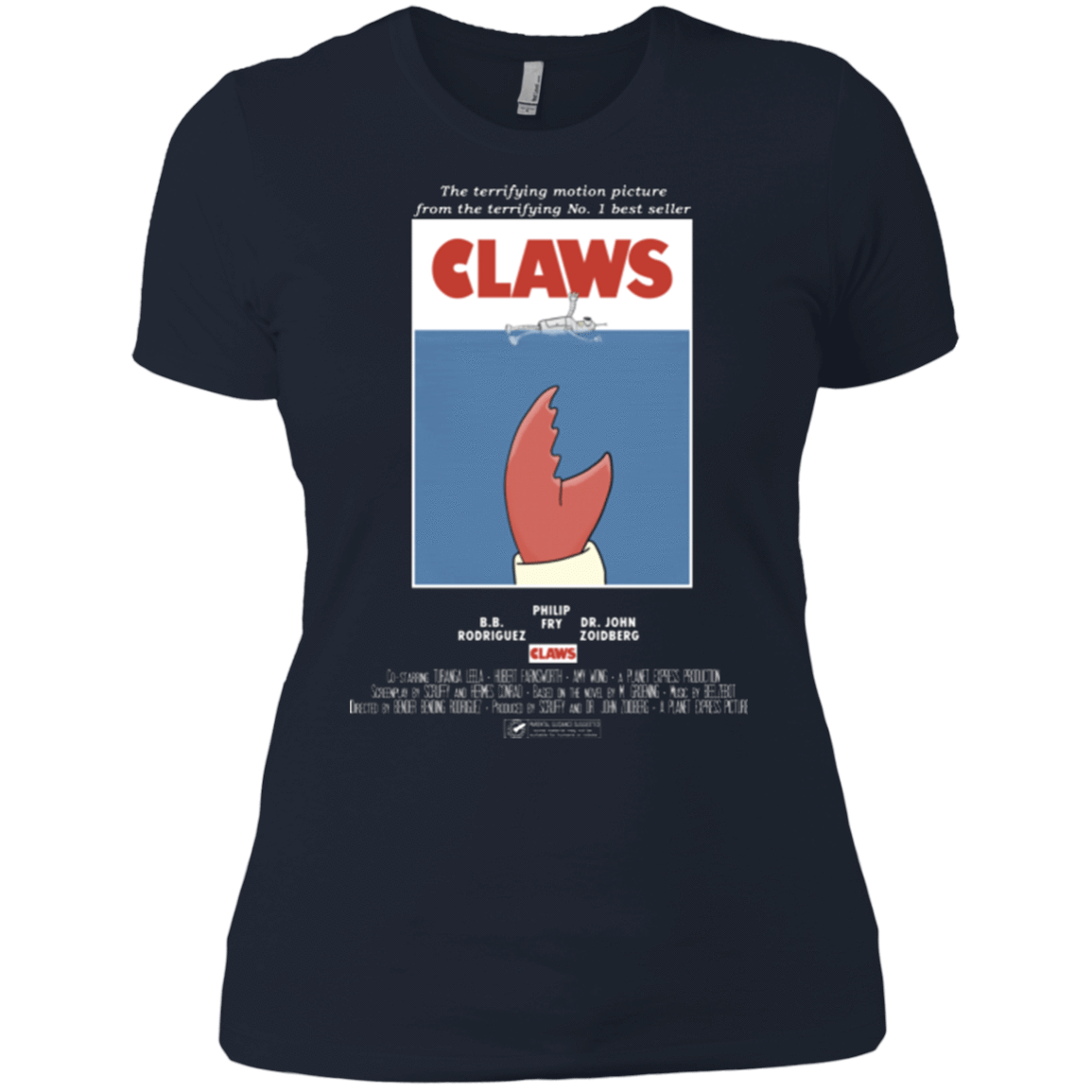 T-Shirts Midnight Navy / X-Small Claws Movie Poster Women's Premium T-Shirt