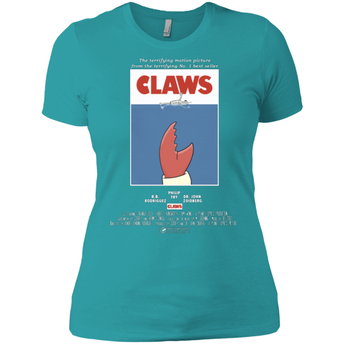 T-Shirts Tahiti Blue / X-Small Claws Movie Poster Women's Premium T-Shirt