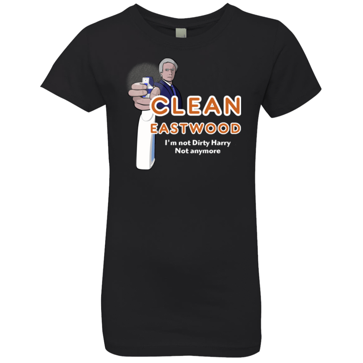 T-Shirts Black / YXS Clean Eastwood Girls Premium T-Shirt