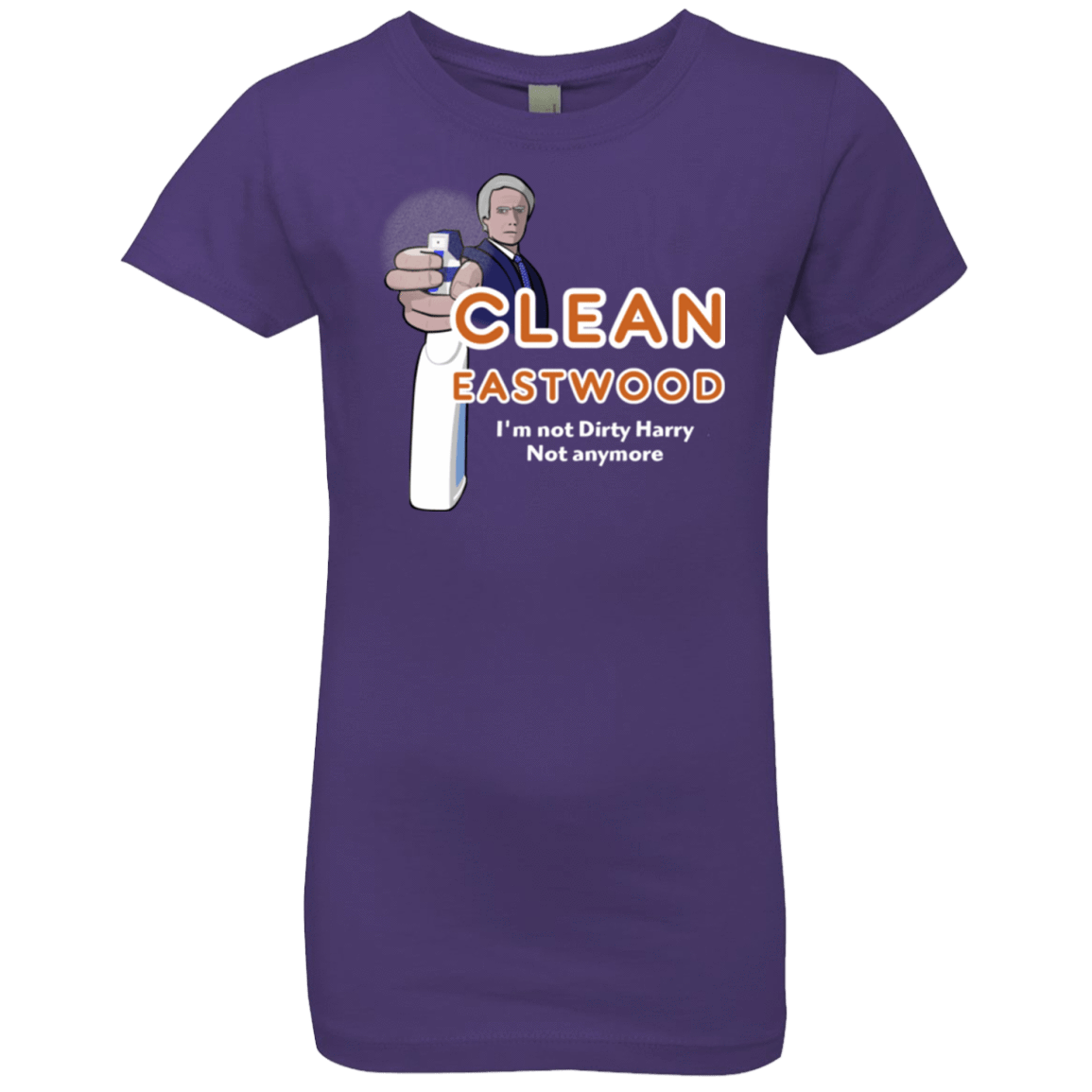 T-Shirts Purple Rush / YXS Clean Eastwood Girls Premium T-Shirt