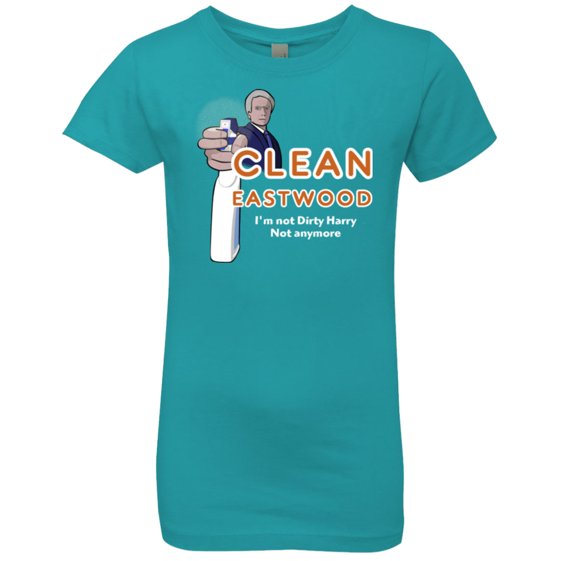 T-Shirts Tahiti Blue / YXS Clean Eastwood Girls Premium T-Shirt