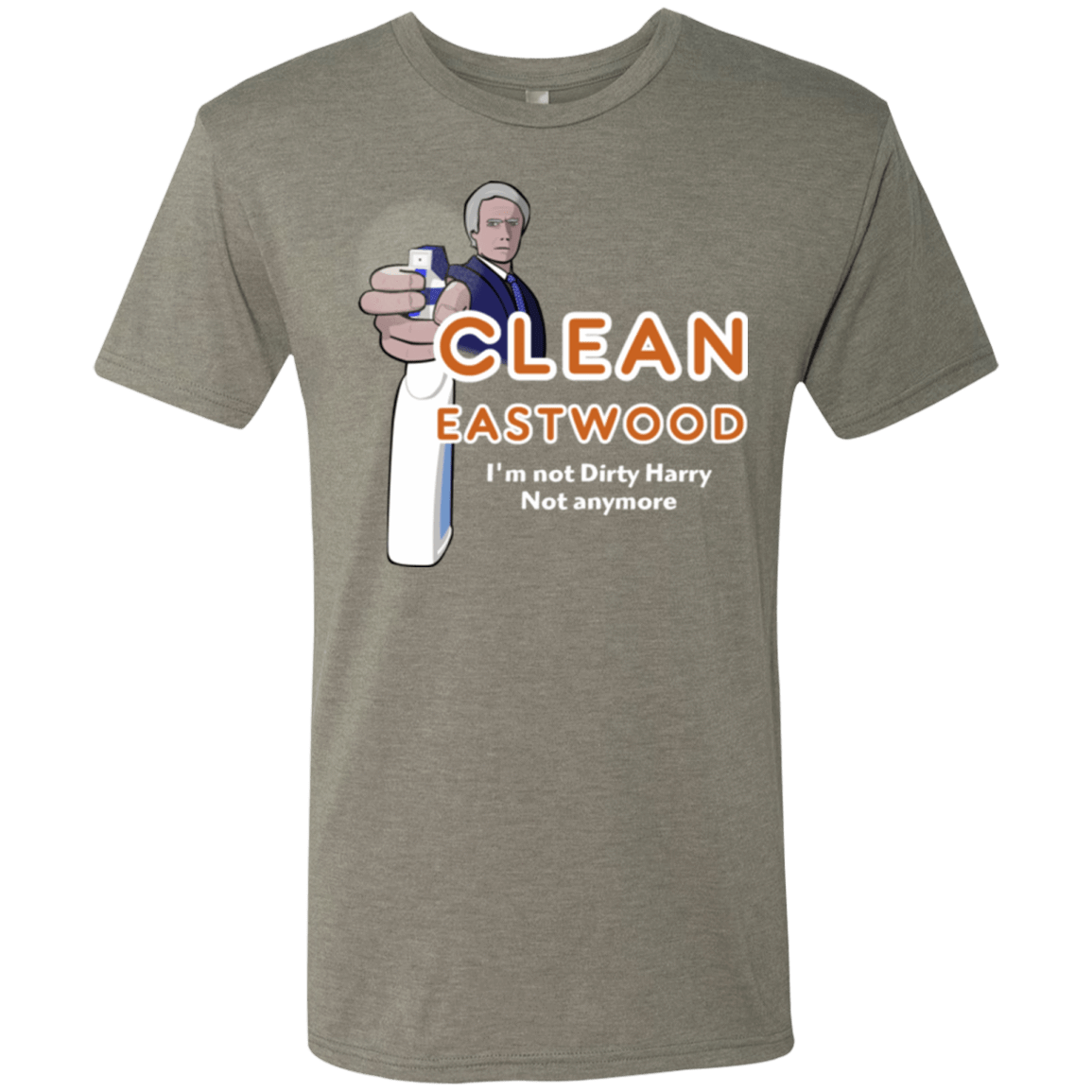 T-Shirts Venetian Grey / Small Clean Eastwood Men's Triblend T-Shirt