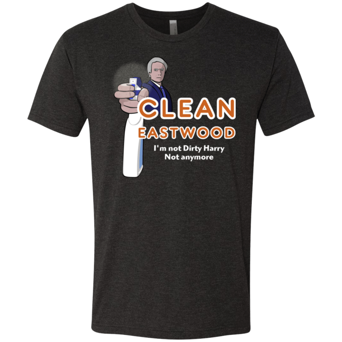 T-Shirts Vintage Black / Small Clean Eastwood Men's Triblend T-Shirt