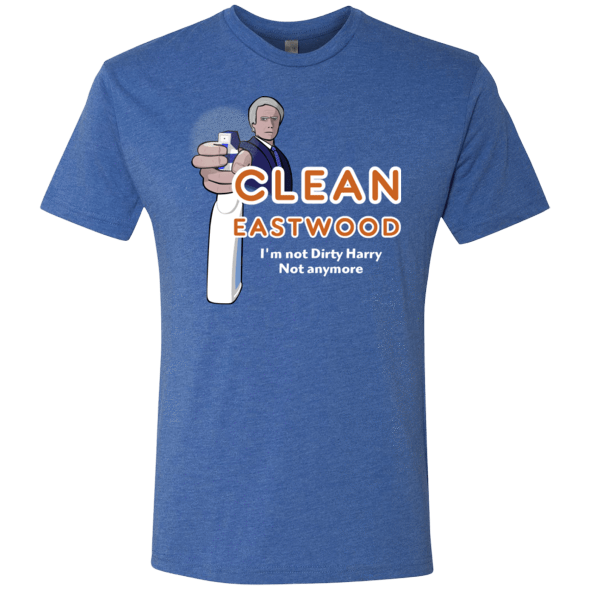 T-Shirts Vintage Royal / Small Clean Eastwood Men's Triblend T-Shirt
