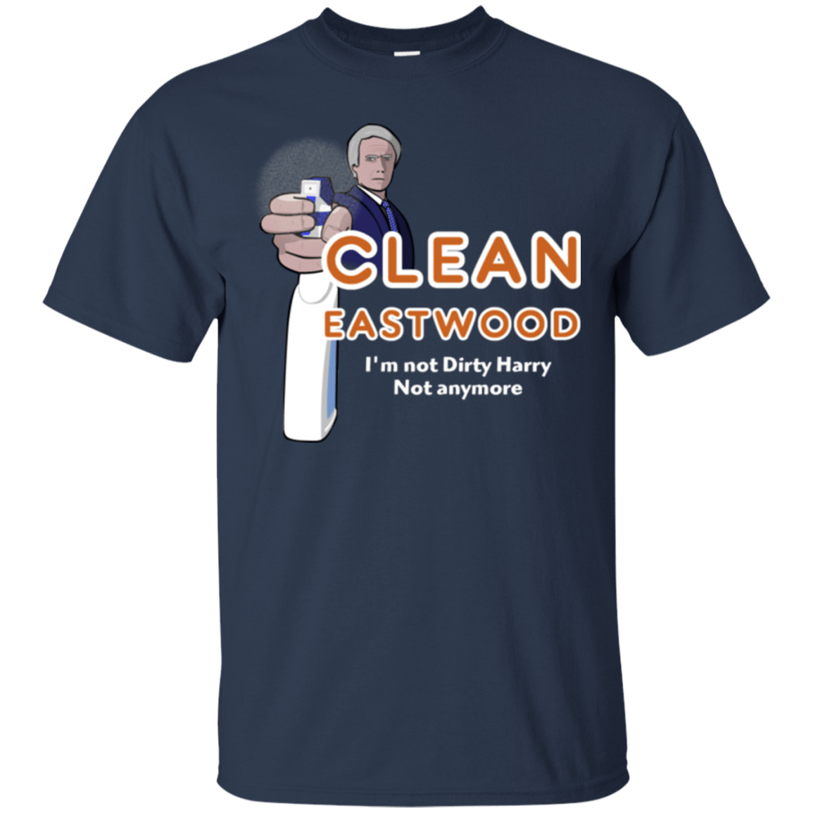 T-Shirts Navy / Small Clean Eastwood T-Shirt