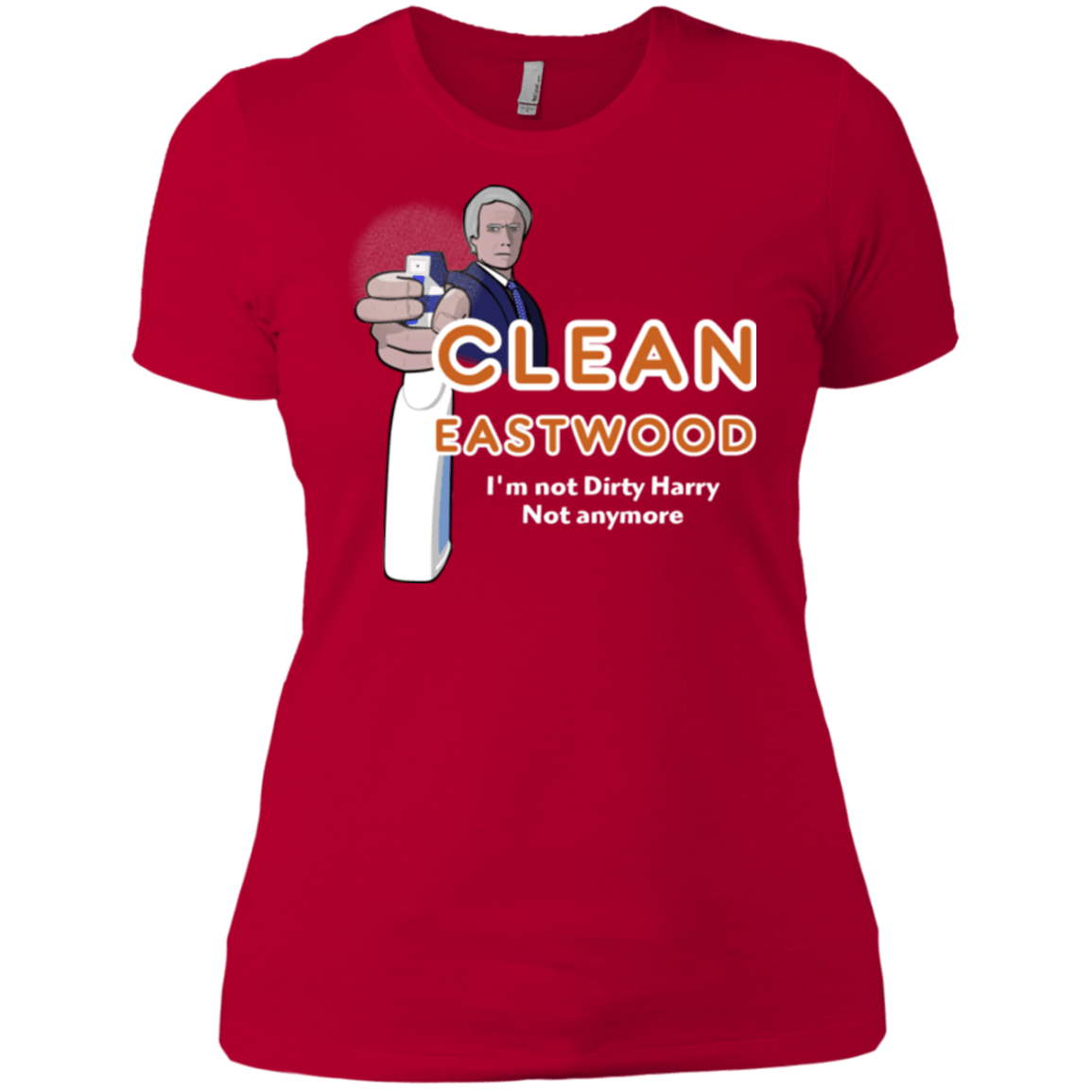 T-Shirts Red / X-Small Clean Eastwood Women's Premium T-Shirt