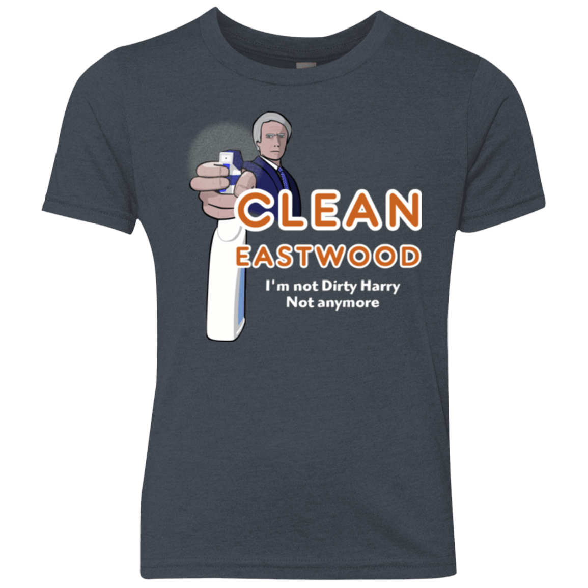T-Shirts Vintage Navy / YXS Clean Eastwood Youth Triblend T-Shirt