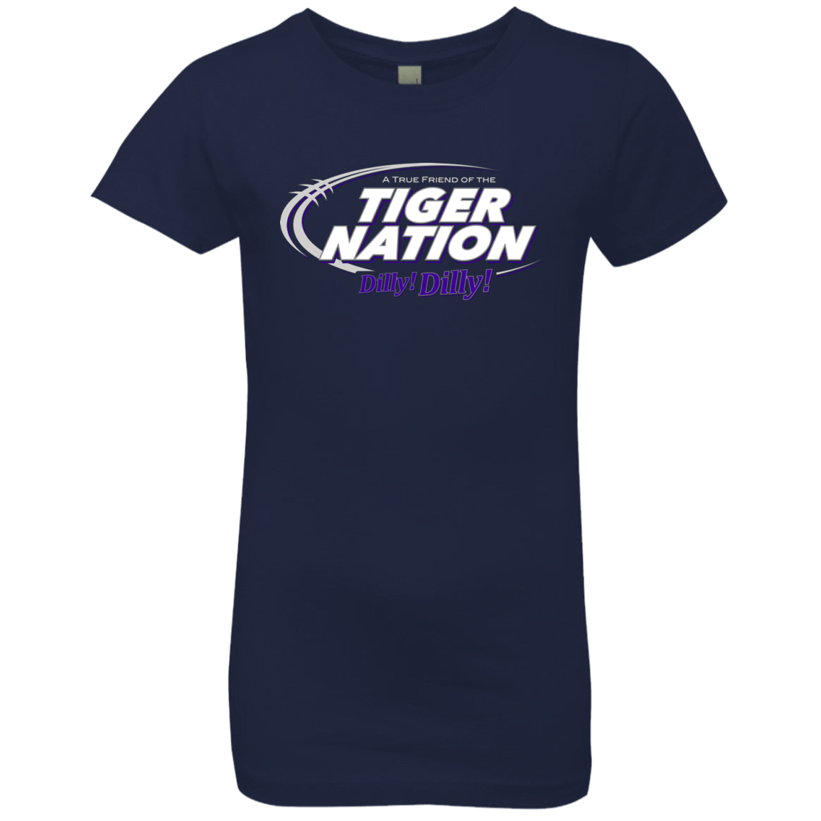 T-Shirts Midnight Navy / YXS Clemson Dilly Dilly Girls Premium T-Shirt