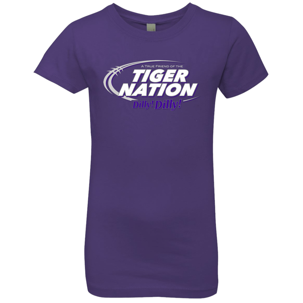 T-Shirts Purple Rush / YXS Clemson Dilly Dilly Girls Premium T-Shirt