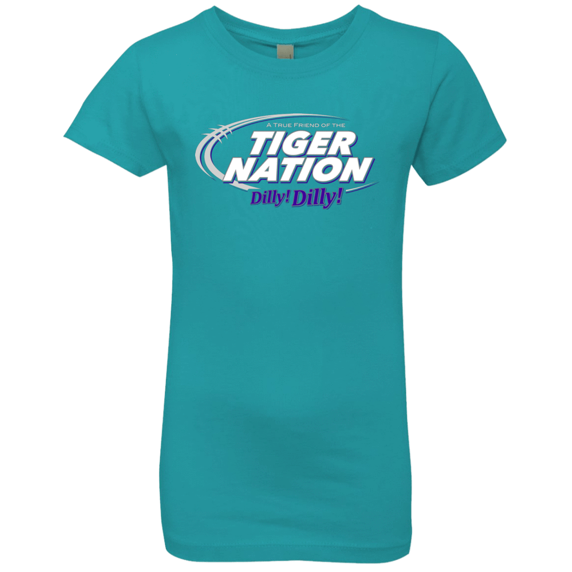 T-Shirts Tahiti Blue / YXS Clemson Dilly Dilly Girls Premium T-Shirt